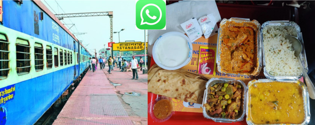 Train Food Through WhatsApp