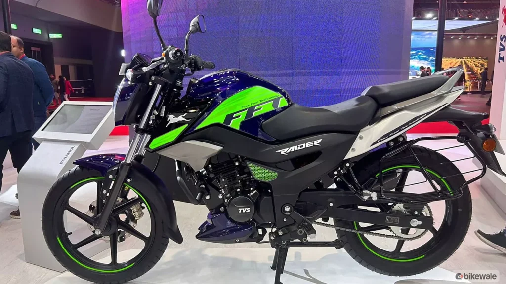 TVS Raider 125 का Flex Fuel Version